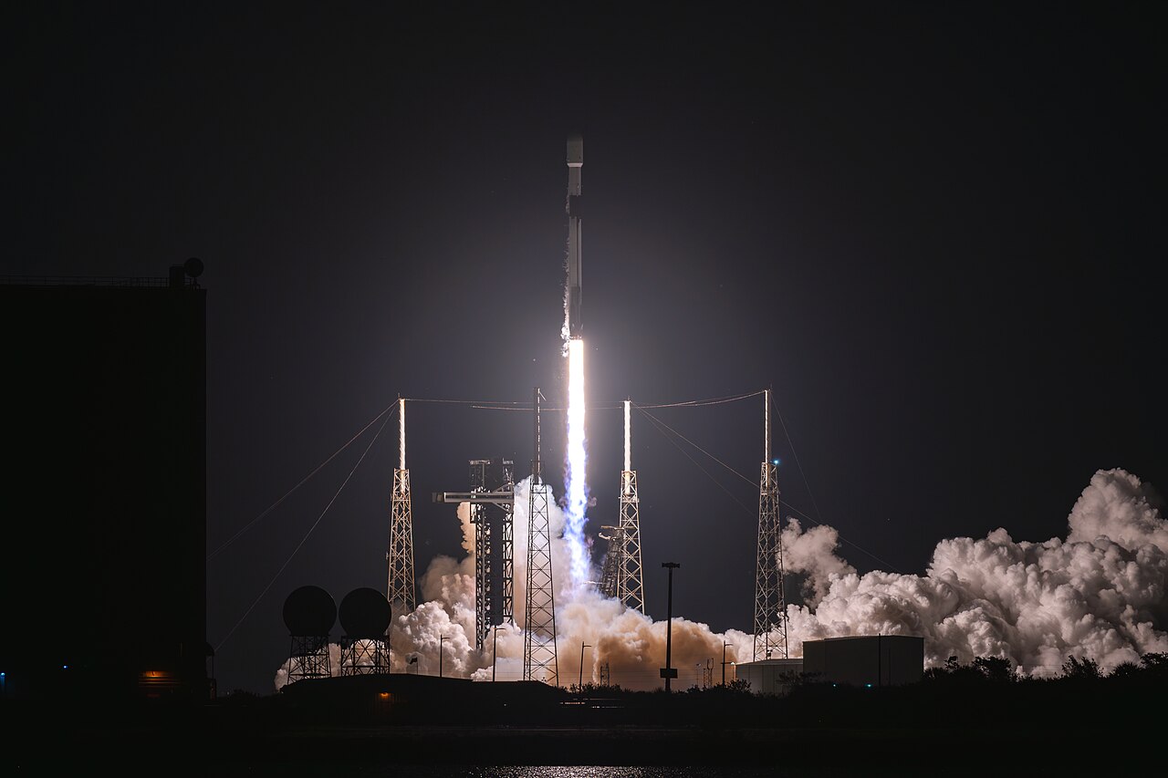 a Falcon 9 launch on Florida's Space Coast